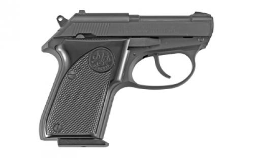 Beretta 3032 Tomcat Covert, Double Action/Single Action, Semi-automatic, Metal Frame Pistol, 32 ACP, 2.9" Threaded Barrel, Aluminum, Bruniton Finish, Walnut Grips, 7 Rounds, 1 Magazine J320125