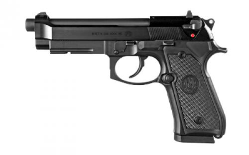 Beretta M9-A1, Double Action/Single Action, Semi-automatic, Metal Frame Pistol, 22LR, 4.9 Barrel, Anodized Finish, Black, 3 Dot Sights, Manual Safety, 15 Rounds, 1 Magazine J90A1M9A1F19