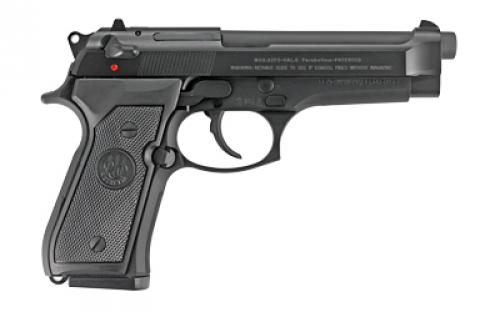 Beretta 92FS, Semi-automatic, Metal Frame Pistol, Full Size, 9MM, 4.9" Barrel, Alloy, Black, 10 Rounds, 2 Magazines, California Compliant J92F300CA