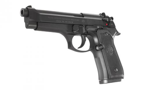 Beretta 92FS, Semi-automatic, Metal Frame Pistol, Full Size, 9MM, 4.9" Barrel, Alloy, Black, 10 Rounds, 2 Magazines, California Compliant J92F300CA