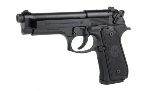 Beretta 92FS, Double Action/Single Action, Semi-automatic, Metal Frame Pistol, 9MM, 4.9" Barrel, Alloy, Matte Blued Finish, Plastic Grips, 3 Dot Sights, Ambidextrous Safety, 15 Rounds, 2 Magazines J92F300M