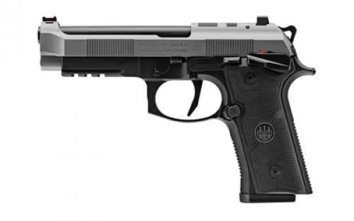 Beretta 92XI, Single Action Only, Semi-automatic, Full Size, 9MM, 4.7 Barrel, Matte Finish, Silver Cerakote Slide, Black Slide, 15 Rounds, 2 Magazines J92FSR915