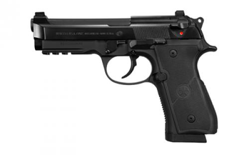 Beretta 92X RDO GR Centurion, Double Action/Single Action, Semi-automatic, Mid Size, Metal Frame Pistol, 9MM, 4.25 Barrel, Aluminum, Black Anodized, Polymer Grip, Fixed Front Sights, Decocker, 15 Rounds, 2 Magazines, Front Picatinny Rail, Optic Ready J92QR915G70