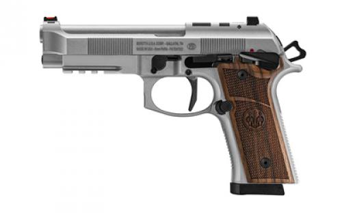 Beretta 92XI, Launch Edition, Single Action Only, Semi-automatic, Full Size, 9MM, 4.7 Barrel, Bruniton Finish, Silver, 15 Rounds, 2 Magazines J92XFMSA15M1