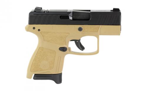 Beretta APX A1 Carry, Stricker Fired, Semi-automatic, Sub  Compact, Polymer Framed Pistol, 9MM, 3" Barrel, Flat Dark Earth, Fixed Sights, Passive Safety, 8 Rounds, 2 Magazines, (1)-6 Round Magazine & (1)-8 Round Magazine, Optic Ready JAXN925A1