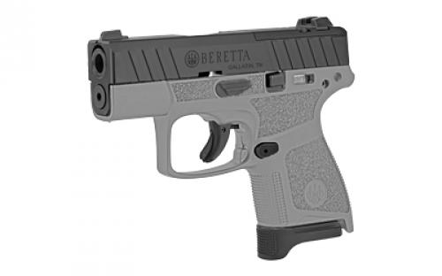 Beretta APX A1 Carry, Stricker Fired, Semi-automatic, Sub Compact, Polymer Framed Pistol, 9MM, 3" Barrel, Wolf Grey, Fixed Sights, Passive Safety, 8 Rounds, 2 Magazines, (1)-6 Round Magazine & (1)-8 Round Magazine, Optic Ready JAXN926A1