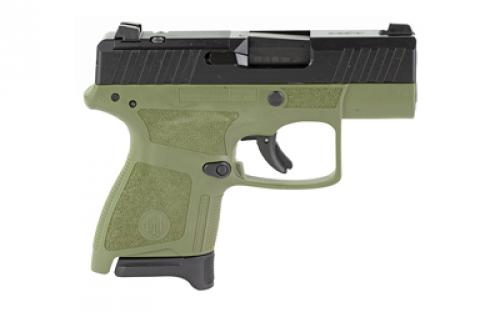 Beretta APX A1 Carry, Stricker Fired, Semi-automatic, Sub Compact, Polymer Framed Pistol, 9MM, 3" Barrel, OD Green, Fixed Sights, Passive Safety, 8 Rounds, 2 Magazines, (1)-6 Round Magazine & (1)-8 Round Magazine, Optic Ready JAXN927A1