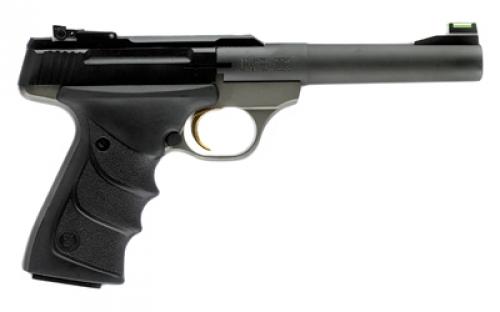 Browning Buck Mark, Practical, Semi-automatic, Metal Frame Pistol, 22LR, 5.5 Barrel, Aluminum, Matte Finish, Black, URX Grip, Fiber Optic Front Sight, 10 Rounds, 1 Magazine 051448490