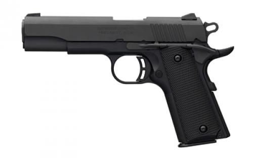 Browning 1911-380, Black Label, Semi-automatic, Polymer Frame Pistol, Full Size, 380ACP, 4.25 Barrel, Matte Finish, Black, Black Polymer Grips, 8 Rounds, 1 Magazine, 85% Scale Of Original 1911 051904492