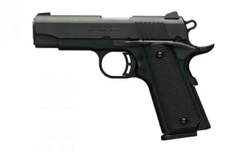 Browning 1911-380, Black Label, Semi-automatic, Polymer Frame Pistol, Compact, 380ACP, 3.63 Barrel, Matte Finish, Black, Polymer Grips, 8 Rounds, 1 Magazine 051905492