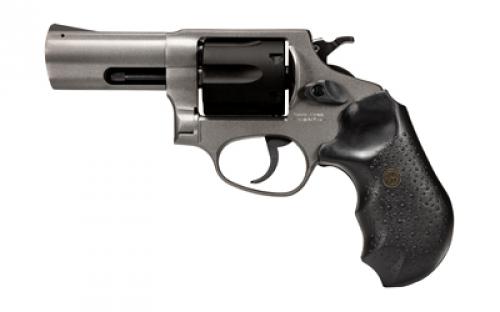 Rossi RP63, Double Action/Single Action, Steel Framed Revolver, 357 Magnum, 3 Barrel, Cerakote Finish, Tungsten, Rubber Grips, Fixed Sights, 6 Rounds 2-RP631C