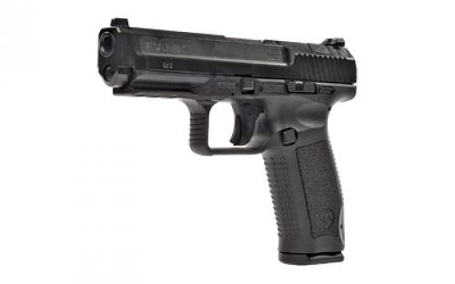 CANIK TP9SA MOD 2, Striker Fired, Semi-automatic, Polymer Frame Pistol, 9MM, 4.46" Match Grade Barrel, Matte Finish, Black, Warren Tactical Sights, 18 Rounds, 2 Magazines HG4863-N