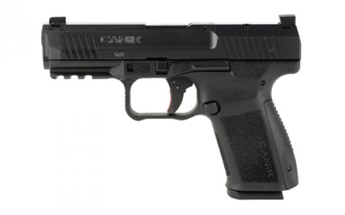 CANIK METE SF, Striker Fire, Semi-automatic, Polymer Frame Pistol, Compact, 9MM, 4.19 Barrel, Matte Finish, Black, 3 Dot Sights, 15 Rounds, 2 Magazines, Optic Ready HG5637-N