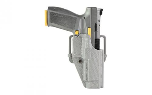 CANIK SFX Rival, Striker Fire, Semi-automatic Pistol, Full Size, Polymer Frame Pistol, 9MM, 5 Barrel, Matte Finish, Canik Gray w/Gold Accents, 18 Rounds, 2 Magazines, Includes MeCanik MO2 Optic HG7160T-N