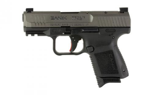 CANIK TP9 Elite SC, Semi-automatic Pistol, Striker Fired, Compact, Polymer Frame, 9MM, 3.6" Barrel, Matte Finish, Black, 3 Dot Sights, 12 Rounds, 2 Magazines, Includes MeCanik M01 HG7169T-N