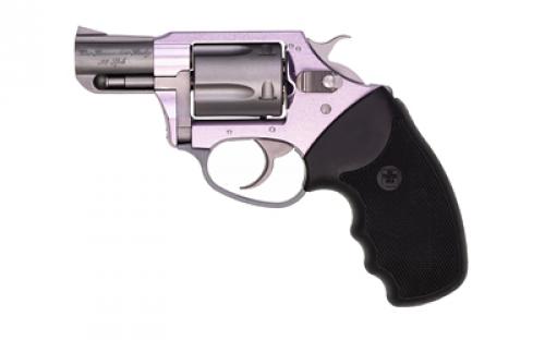 Charter Arms Lavender Lady, Ultra Lite, Revolver, 38 Special, 2 Barrel, Aluminum, Anodized Finish, Lavender, Rubber Grips, Fixed Sights, 5 Rounds 53840