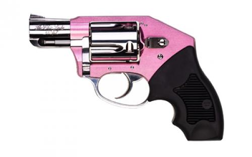 Charter Arms Chic Lady, Revolver, 38 Special, 2 Barrel, Aluminum, Anodized Finish, Pink, Rubber Grips, Fixed Sights, 5 Rounds 53852