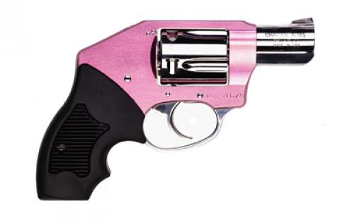 Charter Arms Chic Lady, Revolver, 38 Special, 2" Barrel, Aluminum, Anodized Finish, Pink, Rubber Grips, Fixed Sights, 5 Rounds 53852