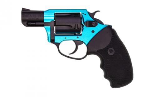 Charter Arms Santa Fe Sky, Revolver, 38 Special, 2 Barrel, Aluminum, Anodized Finish, Turquoise and Black, Rubber Grips, Fixed Sights, 5 Rounds 53864