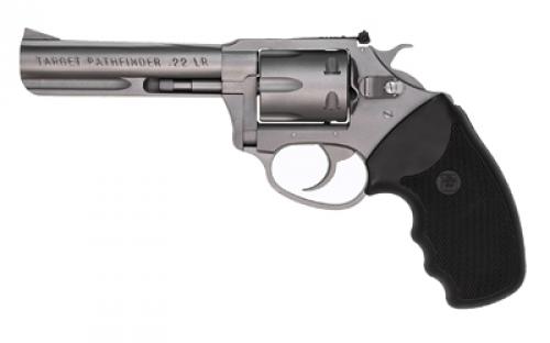 Charter Arms Pathfinder, Revolver, 22LR, 4.2 Barrel, Aluminum, Anodized Finish, Silver, Rubber Grips, Adjustable Sights, 8 Rounds 72242