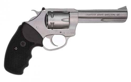 Charter Arms Pathfinder, Revolver, 22 WMR, 4.2" Barrel, Aluminum, Anodized Finish, Silver, Rubber Grips, Adjustable Sights, 8 Rounds 72342