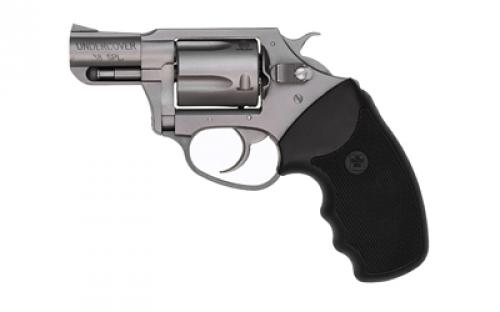 Charter Arms Undercover, Revolver, 38 Special, 2 Barrel, Steel, Stainless Finish, Silver, Rubber Grips, Fixed Sights, 5 Rounds 73820