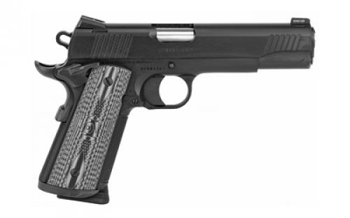 Colt's Manufacturing Combat Unit Government, 1911, Semi-automatic, Metal Frame Pistol, Full Size, 45ACP, 5" Barrel, Matte Finish, Steel Construction, G10, Adjustable Sights, 8 Rounds, 1  Magazine O1080CCU