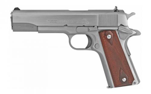 Colt's Manufacturing Government Model, 1911 Classic, Semi-automatic, Metal Frame Pistol, Full Size, 45ACP, 5 Barrel, Steel Construction, Stainless Finish, 7 Rounds, 1 Magazine O1911C-SS