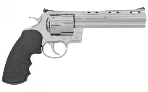 Colt's Manufacturing Anaconda, Revolver, 44 Magnum, 6" Barrel, Semi-Bright Stainless Finish, Hogue Grip, 6 Rounds ANACONDA-SP6RTS