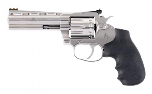 Colt's Manufacturing Colt King Cobra, Double Action/Single Action, Revolver, 22 LR, 4.25 Barrel, Stainless Steel, Silver, Black Grips, 10 Rounds KCOBRA22-SP4RFO