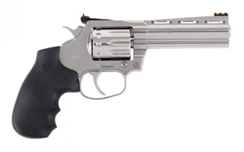 Colt's Manufacturing Colt King Cobra, Double Action/Single Action, Revolver, 22 LR, 4.25" Barrel, Stainless Steel, Silver, Black Grips, 10 Rounds KCOBRA22-SP4RFO