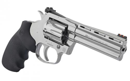 Colt's Manufacturing Colt King Cobra, Double Action/Single Action, Revolver, 22 LR, 4.25" Barrel, Stainless Steel, Silver, Black Grips, 10 Rounds KCOBRA22-SP4RFO