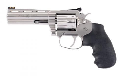 Colt's Manufacturing Colt King Cobra, Double Action/Single Action, Revolver, 22 LR, 6 Barrel, Stainless Steel, Silver, Black Grips, 10 Rounds KCOBRA22-SP6RFO