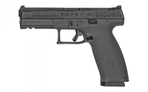 CZ P-10F, Striker Fired, Semi-automatic, Polymer Frame Pistol, Full Size, 9MM, 4.5 Barrel, Black, 3 Dot Sights, 10 Rounds, 2 Magazine 01540