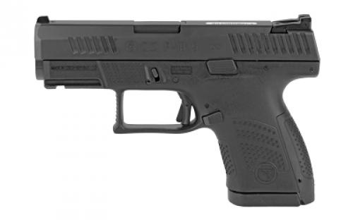 CZ P-10S, Striker Fired, Semi-automatic, Polymer Frame Pistol, Sub-Compact, 9MM, 3.5 Barrel, Nitride Finish, Black, Fixed Sights, 10 Rounds, 2 Magazines 01560