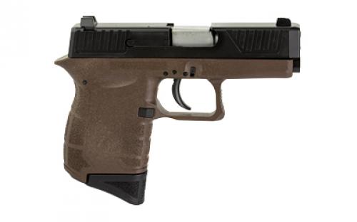 Diamondback Firearms DB9, Semi-automatic, Striker-Fired, Sub-Compact, 9MM, 3" Barrel, Polymer Frame, Fixed Sights, Bronze Frame, Black Oxide Finish Slide, 6 Rounds, 1 Magazine DB0200P071