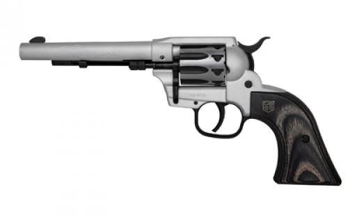 Diamondback Firearms Sidekick, TALO Exclusive, Double Action/Single Action, Zinc Alloy Frame Revolver, 22 LR/22 WMR, 5.5 Barrel, Aluminum And Black Cerakote Finish, Black And Grey Laminate Grips, Blade Front Sight, Integral Rear Sight, 9 Rounds, Dima-Toned Cylinders DB0580A501