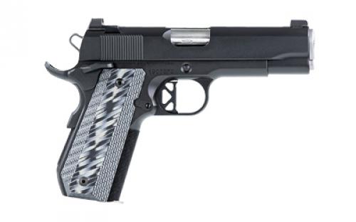 Dan Wesson V-Bob, Semi-automatic, 1911, Commander Size, 45ACP, 4.25" Barrel, Steel Frame, Matte Finish, Black, G10 Grips, Night Sights, 8 Rounds, 2 Magazines 01826