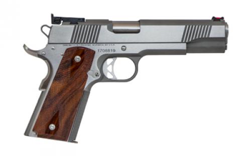 Dan Wesson Pointman 45, Semi-automatic, 1911, Full Size, 45ACP, 5" Barrel, Steel Frame, Stainless Finish, Wood Grips, Adjustable Sights, 8 Rounds, 2 Magazines 01943