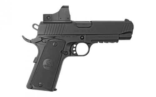 Girsan MC1911 C, 1911, Semi-automatic, Metal Frame Pistol, Commander, 9MM, 4.33 Barrel, Steel, Black, Polymer Grips, ADE Micro Red Dot, Ambidextrous Safety, 9 Rounds, 1 Magazine 390051