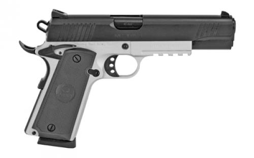 Girsan MC1911S, Semi-automatic, 1911, Full Size, 45ACP, 5" Barrel, Steel Frame, Two-Tone Finish, Synthetic Grips, Extended Beavertail, Accessory Rail, Fixed Novak Sights, 8 Rounds, 1 Magazine 390062