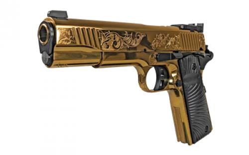 Girsan MC1911 Deluxe, Semi-automatic, 1911, Full Size, 45ACP, 5" Barrel, Gold, 8Rd, BLEM (Scratched Receiver) 390093