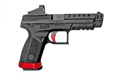 Girsan Girsan MC9, Striker Fired, Semi-automatic, Polymer Framed Pistol, 9MM, 4.6" Barrel, Matte Finish, Black, EAA Far-Dot Optic, Interchangeable Back Straps, 17 Rounds, 1 Magazine 390355