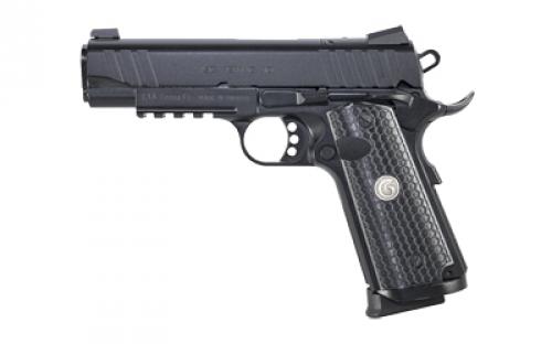 Girsan MC1911SC Influencer, 1911, Semi-Automatic, Metal Frame Pistol, Officer Size, 9MM, 3.4 Barrel, Optics Ready Slide, Steel, Black, Composite Grips, 3-Dot Sights, Ambidextrous Safety, 7 Rounds, 1 Magazine 391040