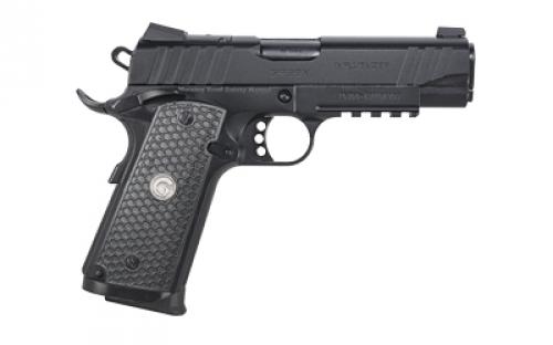 Girsan MC1911SC Influencer, 1911, Semi-Automatic, Metal Frame Pistol, Officer Size, 9MM, 3.4" Barrel, Optics Ready Slide, Steel, Black, Composite Grips, 3-Dot Sights, Ambidextrous Safety, 7 Rounds, 1 Magazine 391040