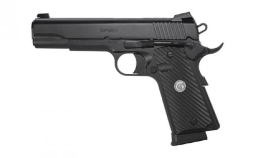 Girsan MC1911S Untouchable, 1911, Semi-Automatic, Metal Frame Pistol, Full-Size, 45ACP, 5 Barrel, Steel, Black, G10 Grips, 3-Dot Sights, Ambidextrous Safety, 8 Rounds, 1 Magazine 392060