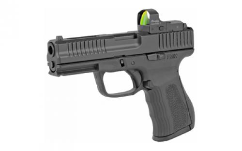 FMK Firearms Elite Pro, Striker Fired, Semi-automatic, Polymer Frame Pistol, Compact, 9MM, 4" Barrel, Optic Ready Slide, Melonite Finish, Black, Burris Fastfire 3 Red Dot, Fixed Sights, 14 Rounds, 2 Magazines FMKG9C1EPROB