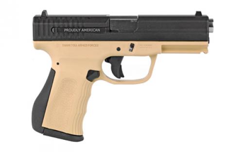 FMK Firearms 9C1G2, Striker Fired, Semi-automatic, Polymer Framed Pistol, 9MM, 3.87" Barrel, Black Slide, Flat Dark Earth Frame, 14 Rounds, 1 Magazine FMKG9C1G2RSS