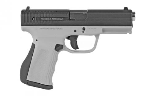 FMK Firearms 9C1G2, Striker Fired, Semi-automatic, Polymer Framed Pistol, 9MM, 3.87" Barrel, Black Slide, Titanium Grey Polymer Frame, 14 Rounds, 1 Magazine FMKG9C1G2SSS