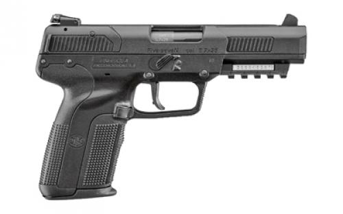 FN America Five Seven, Striker Fired, Full Size, 5.7X28MM, 4.8 Barrel, Polymer Frame, Matte Finish, Black, Ambidextrous Safety, Adjustable Sights, 10 Rounds, 2 Magazines 3868900752